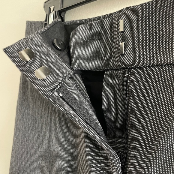 Ann Taylor Loft Trouser Straight Through the Hip Grey - Picture 2 of 6